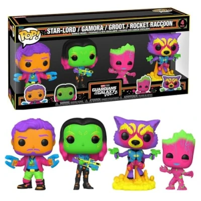 Immagine di Funko POP! Movie Statuine Guardians of The Galaxy II, confezione da 4