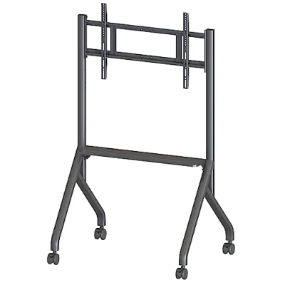 Immagine di Techly 367744 Supporto Mobile da Pavimento Multifunzione per TV LCD/LED/Plasma 55 86&quot; Nero