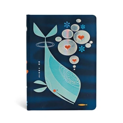 Immagine di Paperblanks Diari a Copertina Rigida La Balena e il suo Amico Righe Midi (120 x 170 mm): Lined