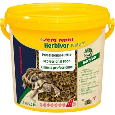 Immagine di Sera reptil Professional Herbivor 3.800 ml Mangime in Granuli, 1 kg (Confezione da 1), 3800 unità