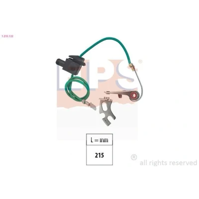 Immagine di EPS 1.215.122 Kit contatti, Distributore di accensione Made in Italy OE Equivalent FIAT: Panda I Hatchback