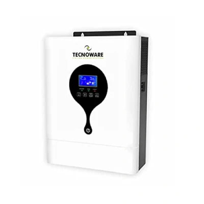 Immagine di Tecnoware Power Systems Inverter Ibrido Solare 5500VA, Onda Sinusoidale Pura, MPPT Controller, Caricabatterie Intelligente, Software di Gestione, Alimentazione Continua, Bianco, 5500VA