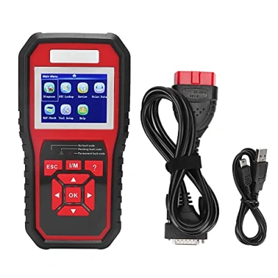 Immagine di KW850 Lettore di codice per auto OBD2 EOBD Scanner Leggi e cancella i codici errore Strumento diagnostico dell&#039;analizzatore dei guasti del motore dell&#039;auto(nero + rosso)