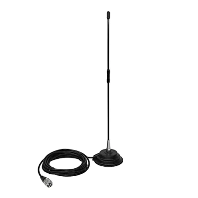 Immagine di PNI Extra 40 SWR 1.0 supporto magnetico inclusi, 45 cm NERO