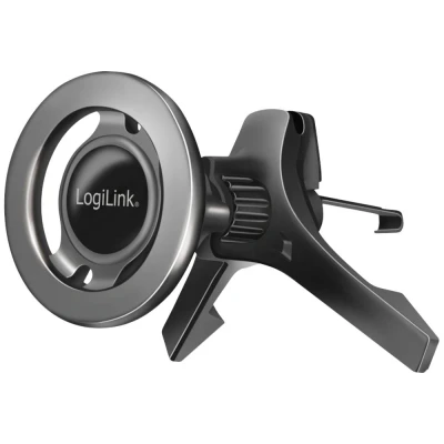 Immagine di LogiLink AA0167 Griglia di ventilazione Supporto cellulare per auto ruotabile a 360, Attacco magnetico