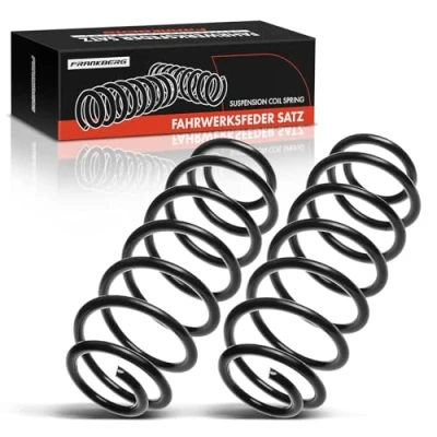 Immagine di Frankberg 2x Molla di Sospensione Posteriore sinistro e destro adatto per Polo 9N 1.2L 1.4L 1.9L 2001 2009 Sostituisci# 6Q0511115BG