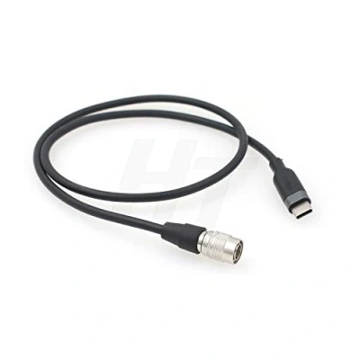 Immagine di HangTon PD Power Bank 12 V USB C a Hirose 4 Pin Cavo di Alimentazione per Zoom F4 F8 F8N Audio Recorder 50 cm