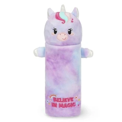 Immagine di Legami Astuccio Super Soft, Tema Unicorn, soffice, Cartoncino con Disegno da colorare incluso, 100% Poliestere, Soft Pencil Case