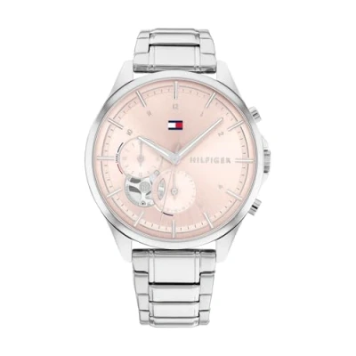 Immagine di Tommy Hilfiger Quinn Cronografo, Donna, Taglia: One Size, Silvercoloured/blush