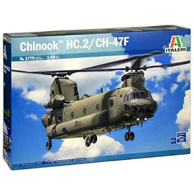 Immagine di Italeri 2779 Chinook HC.2/CH 47F Model Kit elicottero plastica Scala 1:48