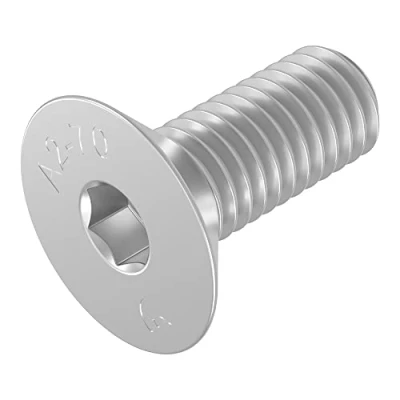 Immagine di SECCARO Vite a testa svasata M6 x 16 mm, acciaio inox V2A VA A2, DIN 7991 / ISO 10642, esagono incassato, 20 pezzi