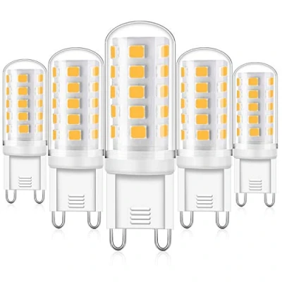 Immagine di Eco.Luma LED G9 4W Lampadine Bianco Caldo 2700K, Dimmerabile Nessun Sfarfallio Lampada, Equivalente Alogeno 40W, AC220 240V Lampadine, Confezione da 5