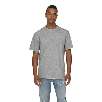 Immagine di Only &amp; Sons Onsfred TEE Tshirt basic, Uomo, Taglia: XL, Light grey