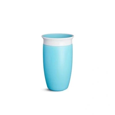 Immagine di Munchkin Tazza Miracle 360, per Svezzamento senza BPA Bambini a partire da 12 mesi, Antigoccia, Prova di Perdite, Lavabile in Lavastoviglie Capacità: 296 ml, Colore: Blu