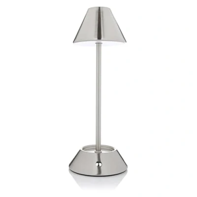 Immagine di Nordstern Lampada da Tavolo LED a Batteria Ricaricabile con Connessione USB C Wireless e Dimmerabile 3 Temperature di Colore 3000K 6000K tramite Interruttore Touch 28,5 cm