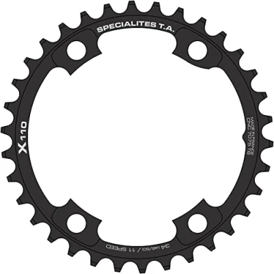 Immagine di Spécialités TA X110 a 4 Bracci, 11 corone Unisex, Nero, Inner 33t