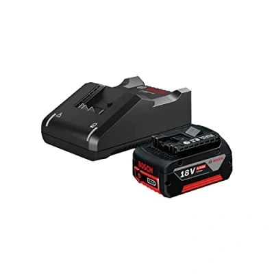 Immagine di Bosch Professional 1600A01B9Y Starter Set 1 x 4 con Caricatore GAL 18 V 40 e Batteria da Ah, in Scatola,