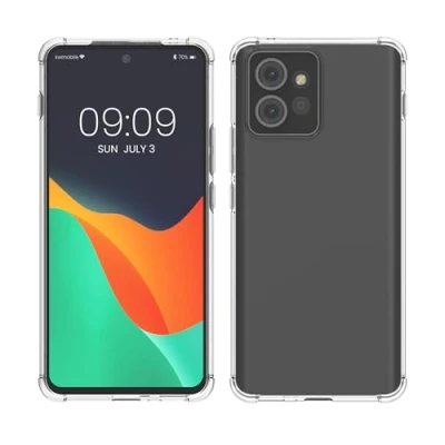 Immagine di kwmobile Cover trasparente compatibile con Motorola ThinkPhone custodia di silicone TPU protezione angoli