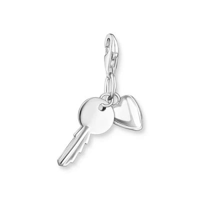 Immagine di Thomas Sabo 0349 001 12, Argento Sterling 925, Silver Key and Heart charm pendant