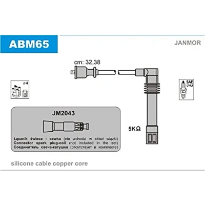 Immagine di JANMOR ABM65 Kit Cavi Accensione AUDI: A6 C4 Avant, A4 B5 Sedan, VOLKSWAGEN: Passat Variant, Sedan