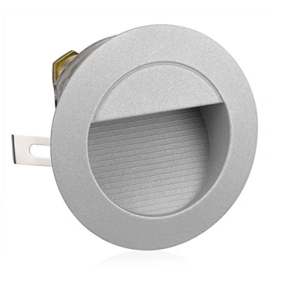 Immagine di ledscom.de Luce LED per scale/apparecchio da incasso interni ed esterni, downlight, rotondo, grigio, Ø 125 mm, bianco caldo