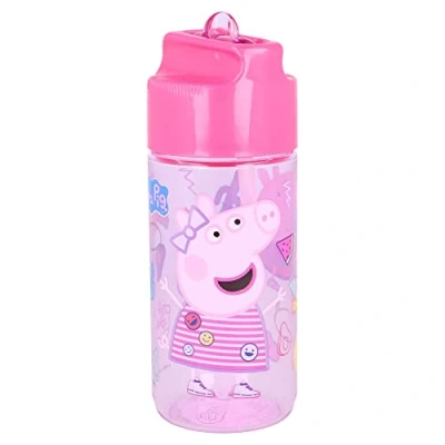Immagine di Bottiglia D&#039;acqua In Tritan Senza BPA Hidro 430 ml. Peppa Pig