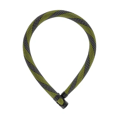 Immagine di ABUS Lucchetto a catena IVERA Chain 7210 per bicicletta con rivestimento in fibra sintetica IvyTex altamente flessibile livello di sicurezza 8 85 cm Giallo