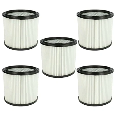 Immagine di vhbw 5x filtro tondo per aspirapolvere Rowenta Bully, RU 01,RU 02,RU 04,RU 05,RU 100,RU 101,RU 105, 520, RU03 sostituisce 6.904 042.0, NT 30.1