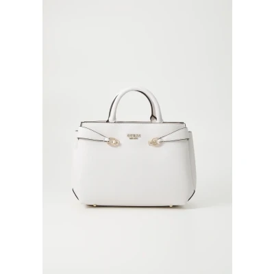 Immagine di Guess Lorelei Girlfriend Satchel Borsa a mano, Donna, Taglia: One Size, Bone