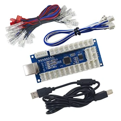 Immagine di SJ@JX Arcade USB Encoder LED Zero Delay Controller PC PS3 Android DIY Kit button