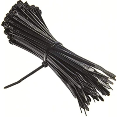 Immagine di Excalimur Confezione da 100 fascette stringicavo in nylon di plastica (100 mm x 2,5 mm)