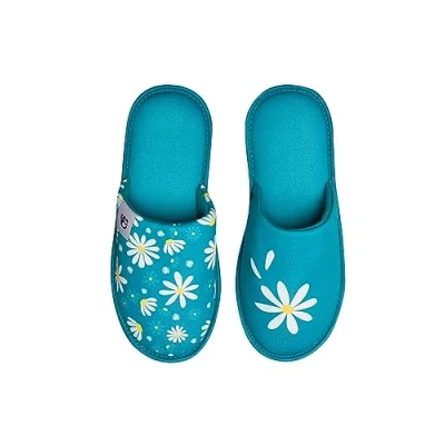 Immagine di Dedoles Pantofole Donna Uomo &amp; Bambini Ciabatte Memory Foam con tanti Design Unicorno Gatti Caffè Musica Regalo, Colore: Camomilla, 40 41 EU