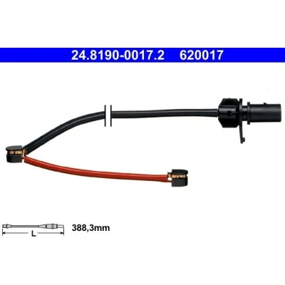 Immagine di ATE 24.8190 0017.2 Sensore Freni AUDI: A4 B8 Avant, A5 Cabrio