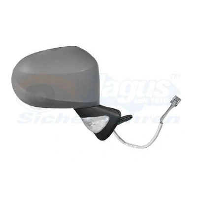 Immagine di Specchio retrovisore esterno Van Wezel 4367808 Dx con la prima mano completo, convesso, per regolazione elettrica specchio, termico, sens