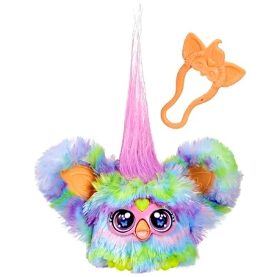 Immagine di Furby Furblets, Swee Dee Primavera, Peluche Giocattolo in Miniatura per Bambini e Bambine dai 6 Anni Su, Gioco di Pasqua, Oltre 45 Suoni Melodie, Con 2 Clip Portachiavi, Multicolore