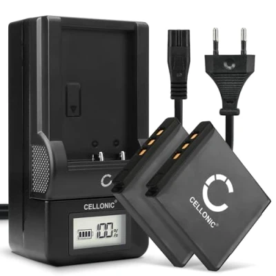 Immagine di CELLONIC 2X Batteria NP 50 50A Compatibile con Fujifilm Fuji X10 X20 XF1 XP200 XP150 XP100 F100ER F550EXR F600EXR NP50 700mAh 3.6V 3.7V + Caricabatteria