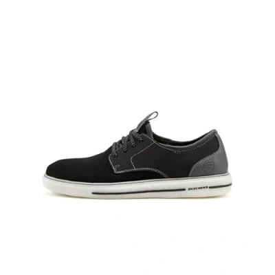 Immagine di Skechers Pertola, Scarpe da ginnastica Uomo, Sintetico Lavorato A Maglia Nera, 46 EU