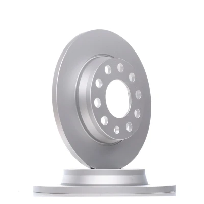 Immagine di DELPHI BG3674C Disco freno 255 12 5 pieno rivestito non trattato senza cuscinetto ruota, anello sensore ABS AUDI: A4 B8 Avant, B7 Avant