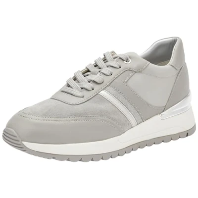 Immagine di Geox D Desya A, Scarpe da Ginnastica Donna, Lt Grey, 38 EU