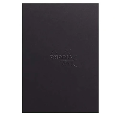 Immagine di RHODIA TOUCH 116100C Blocco Marker Pad A5+ 50 Fogli Carta Clairefontaine Layout Uni bianca Extra liscia 100 g/m per il disegno a Pennarello ad Alcool, penna Liner, pennino