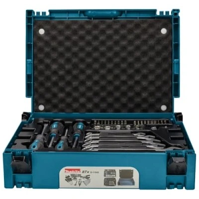 Immagine di Makita E 11542 87 Pezzi Meccanica Set Fornito in una Custodia Makpac