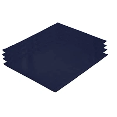 Immagine di Lemos Home tovagliette di alta qualità, 4 pezzi, in 100% cotone, collezione concetto, colore e dimensioni a scelta (set 46 x 36 cm, blu marino)
