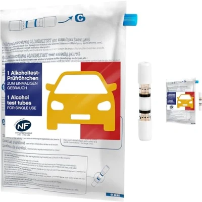 Immagine di ACE Etilometro Bianco, Blu, Giallo 0.0 fino a 0.5 ‰ Con approvazione NFX