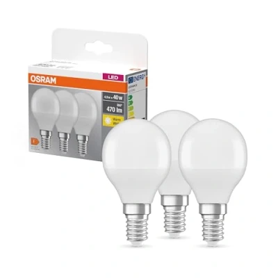 Immagine di Osram Lampadina LED a Goccia, Luce Calda, E14, 40 W Equivalenti