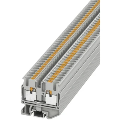 Immagine di Phoenix Contact MPT 2,5 3248125 Morsetto passante Numero Poli (num): 2 0.14 mm² 2.5 Grigio 50 pz.
