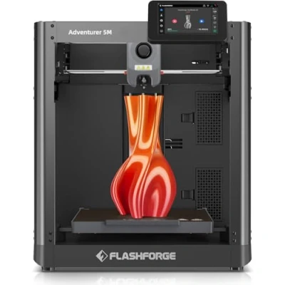 Immagine di FLASHFORGE AD5M Stampante 3D, Totalmente livellamento Auto Max 600mm/s, 280℃ Ugello a Sgancio Rapido, Struttura CoreXY per Qualità di Stampa Superiore, Principianti &amp; Esperti Scelta Prima