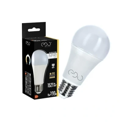 Immagine di EDO, MARI lampadina led 15W 3000K bianco caldo WW 1521lm non dimmerabile, e27 3000K, e27, lampadine a risparmio energetico, led, energetico 1 pezzo, EDO777501