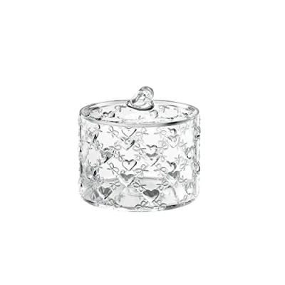 Immagine di Guzzini Contenitore Piccolo con Coperchio Love, Trasparente, Ø10.7 x h11 cm