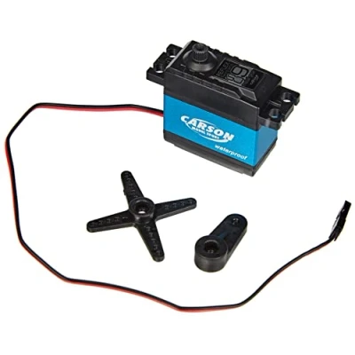 Immagine di Carson 500502042 Servocomando CS 6 Impermeabile, MG/ 9kg / JR