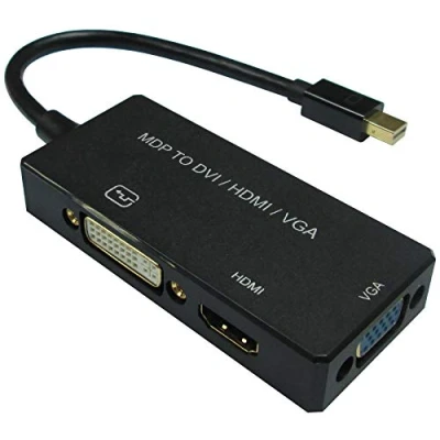 Immagine di Value Mini Displayport / DVI Cavo adattatore Spina , Presa I 18+5pol. 0.10 m Nero 12.99.3154